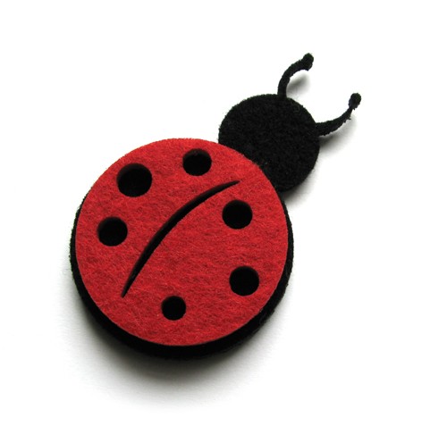 biedronkowska felt label