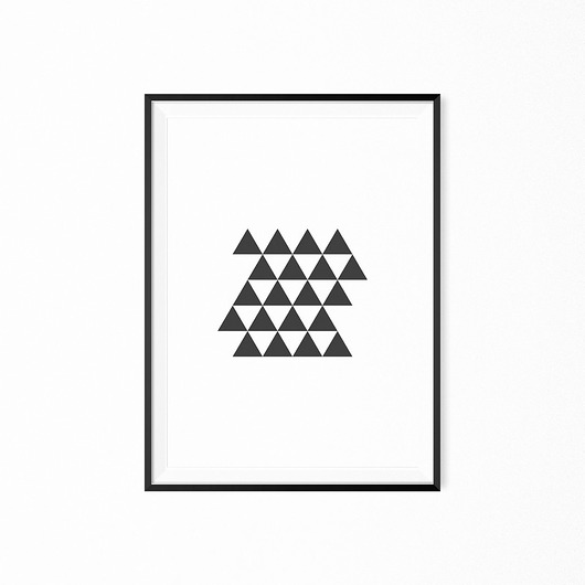 Plakat skandynawski geometryczny myscandi