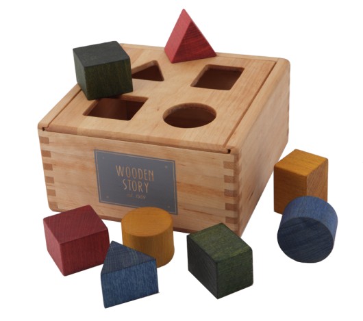 zabawki - inne WOODEN STORY Shape Sorter