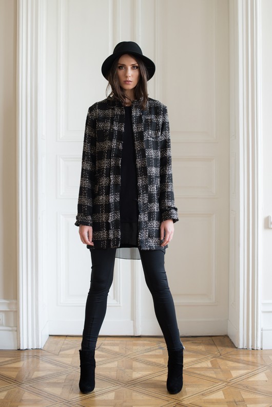Glam Coat blackbow