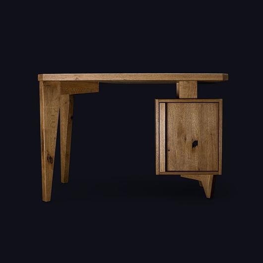 biurka Biurko z litego drewna - B1