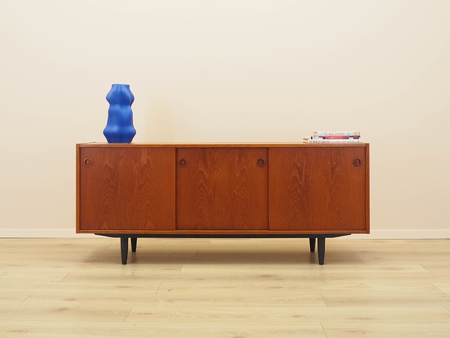 komody Sideboard tekowy, duński design, lata 70, produkcja: Dania