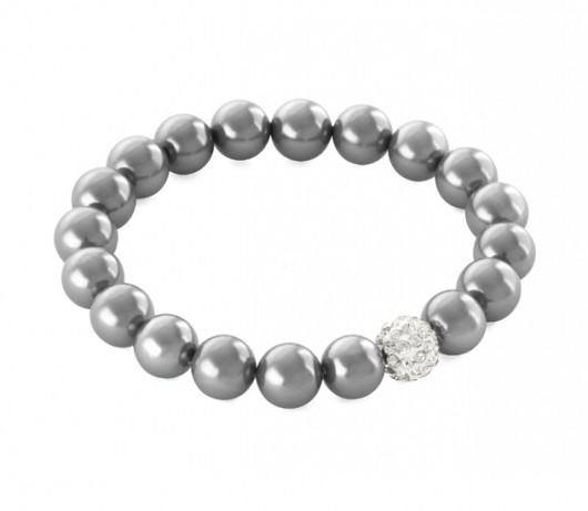Steel pearl with crystal ball. Lavoga