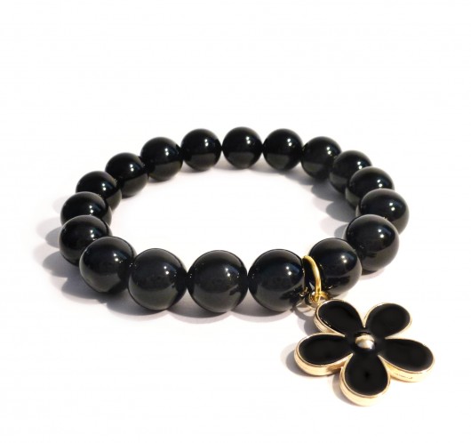 PROMOCJA! Bransoletka 'Black Daisy' labonita