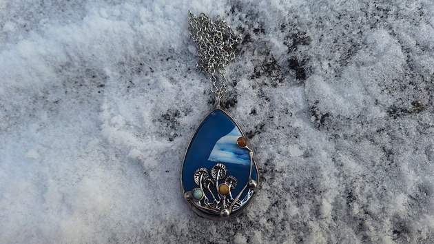 wisiory Grzybki - wisiorek