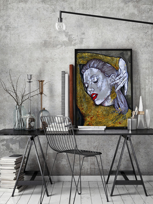 Anja- grafika na ścianę-Rezerwacja BOSKE