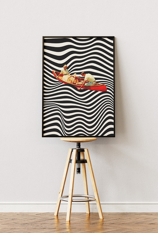 plakaty Plakat Kolaż - Rejs - Dekoracja do salonu, pokoju, biura