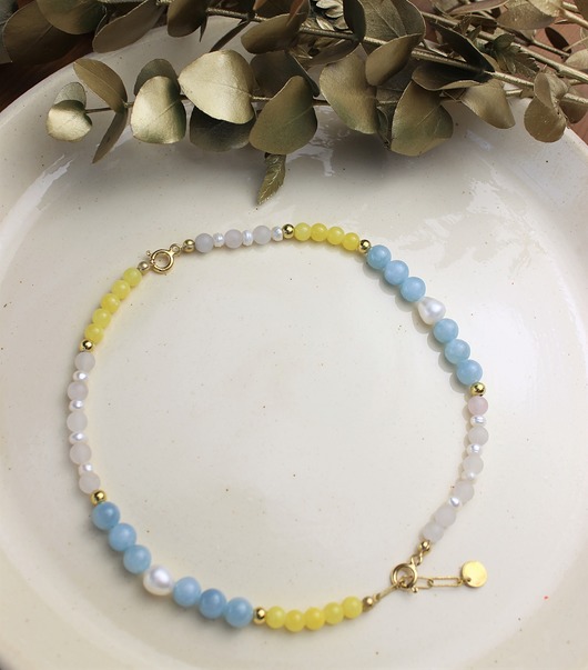 2 w 1. Naszyjnik-Bransoletki "Letnie niebo" Ker Jewellery