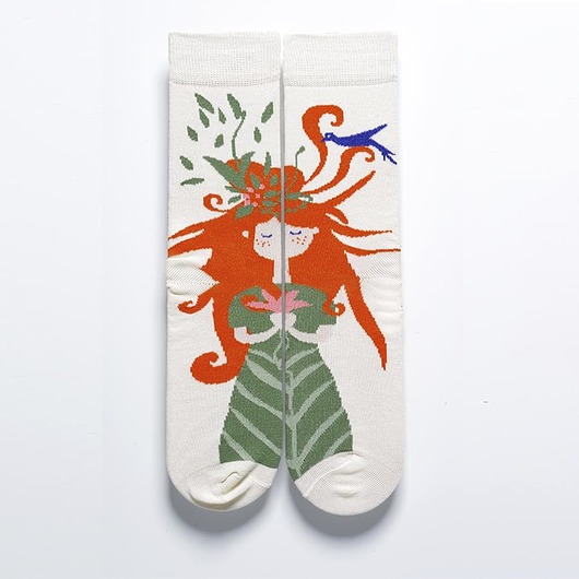skarpetki damskie Kolorowe Skarpetki - Spring Socks
