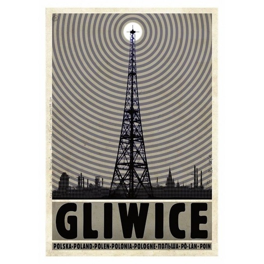 kartki okolicznościowe - wydruki Kartka pocztowa - Gliwice