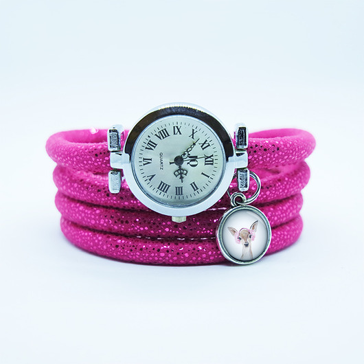 zegarki różne Zegarek, bransoletka - Sarenka - amarant