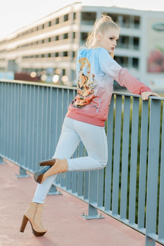 EVC DSGN / oryginalna drukowana bluza Budda SWTR EVC DSGN