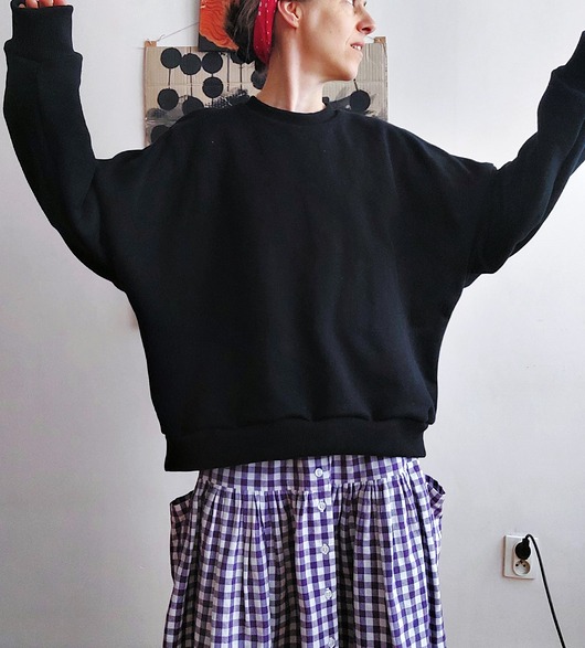 bluza bez kaptura damska Bluza  M  oversize