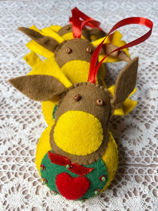 ozdoby choinkowe Zestaw świątecznych zawieszek #05