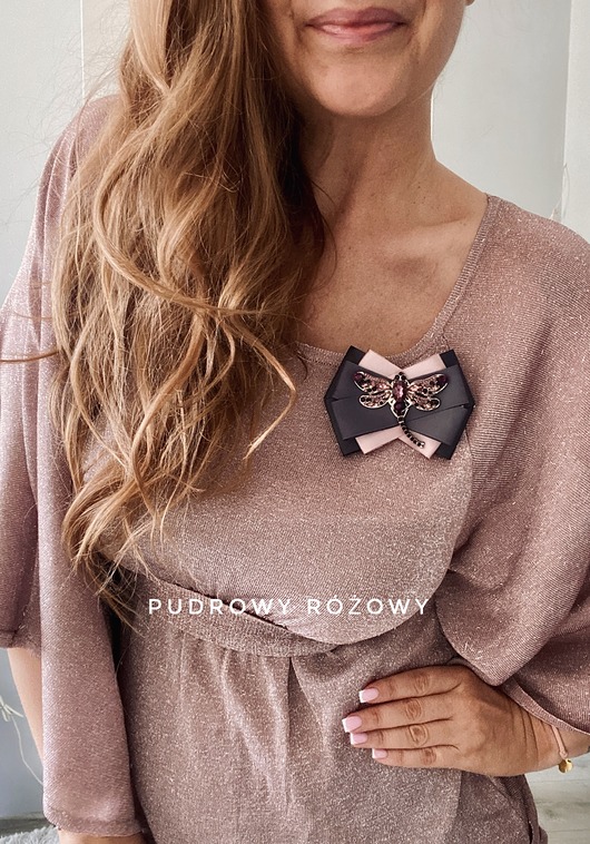 broszki Brosza z ogromną Ważką z kryształkami NEW