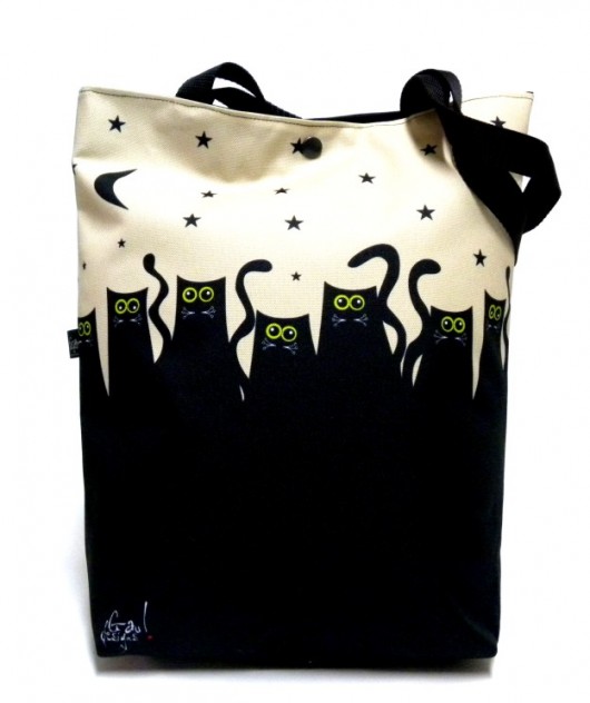 Duża torba z kotem Gaul Designs