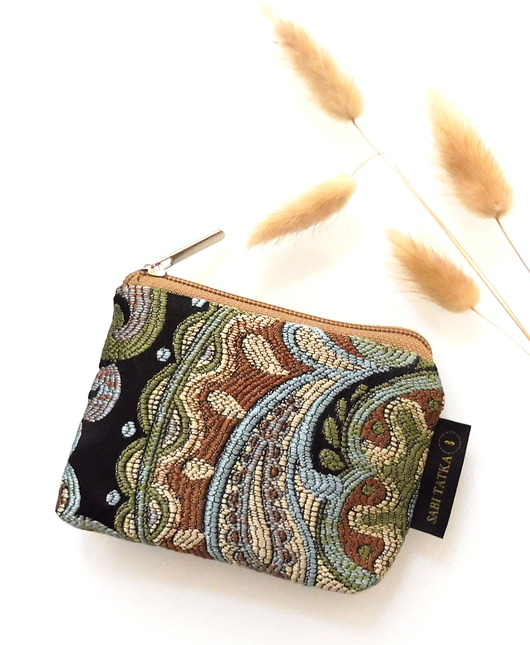 portfele damskie Portfel card holder Żakard India