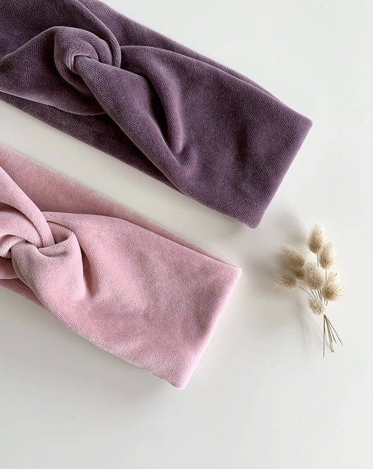 opaski do włosów Welurowa opaska na głowę