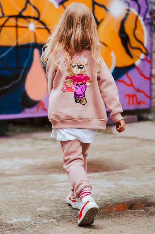 bluzki dla dziewczynki Bluza rozpinana bomberka Sophie Teddy