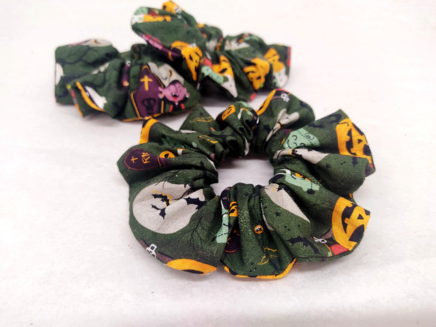 gumki do włosów Gumka scrunchie w dynie
