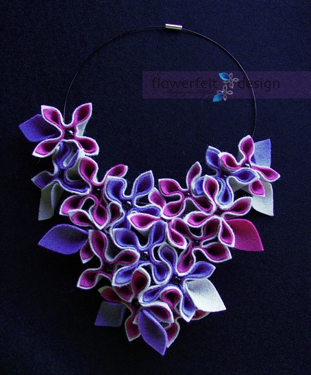 Lawendowa Fuksja FlowerFelt Design