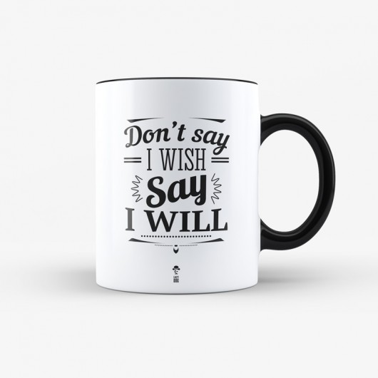 Kubek I Wish I Will - 330ml LazyDog