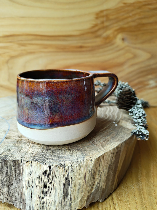 kubki Ceramiczny kubek BURSZTYN