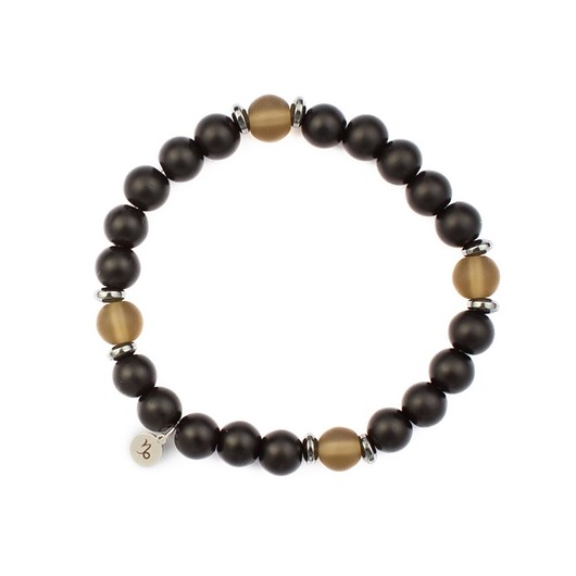 biżuteria męska Męska bransoletka zodiakalna - Koziorożec - Ochrona i przemiana III