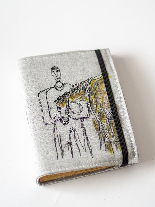 notatniki i albumy Ręcznie malowany i haftowany notes - A6
