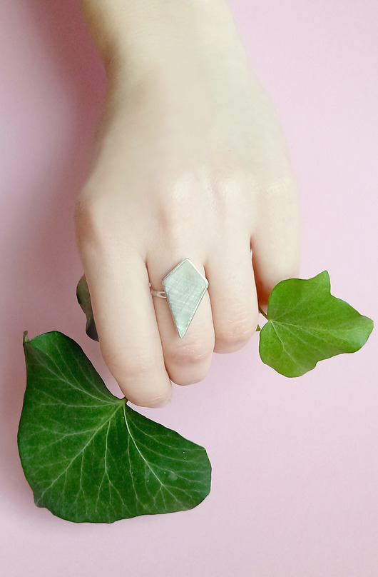 pierścionki srebrne Pierścionek Geometry srebro 925, regulowany