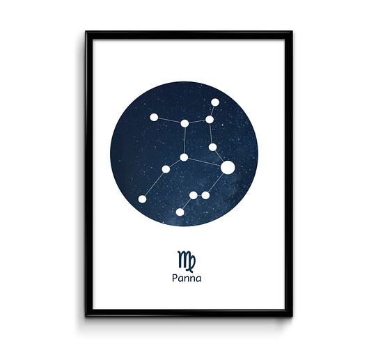 Plakat ZODIAK  - Panna 30x40 Bury Lis
