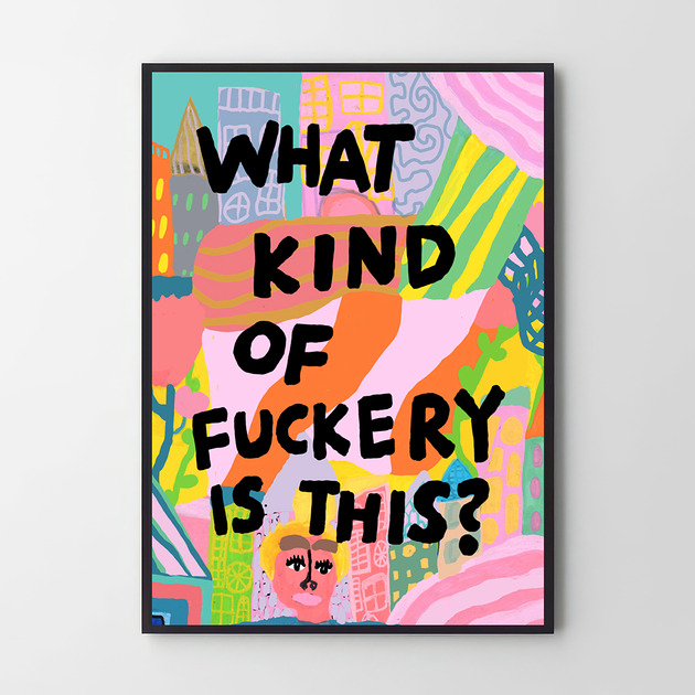 plakaty Plakat Co to za chaos w tym kolorowym świecie?
