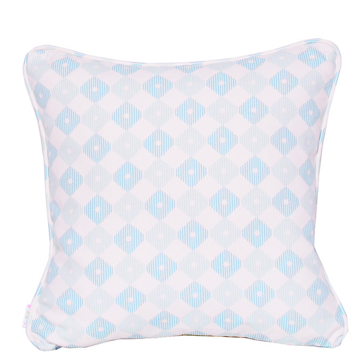 Poduszka LITTLE Rhombus - HEAVENLY BLUE 40x40cm Majunto