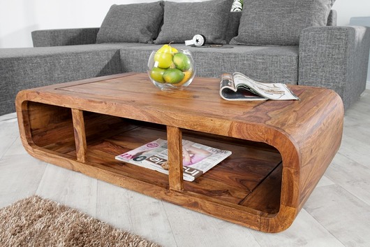 Stolik kawowy Authentic Oval Box sheesham 100cm Home Design