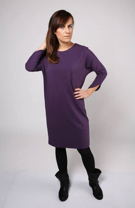 Zuu Zuu dress śliwka OHYEJ