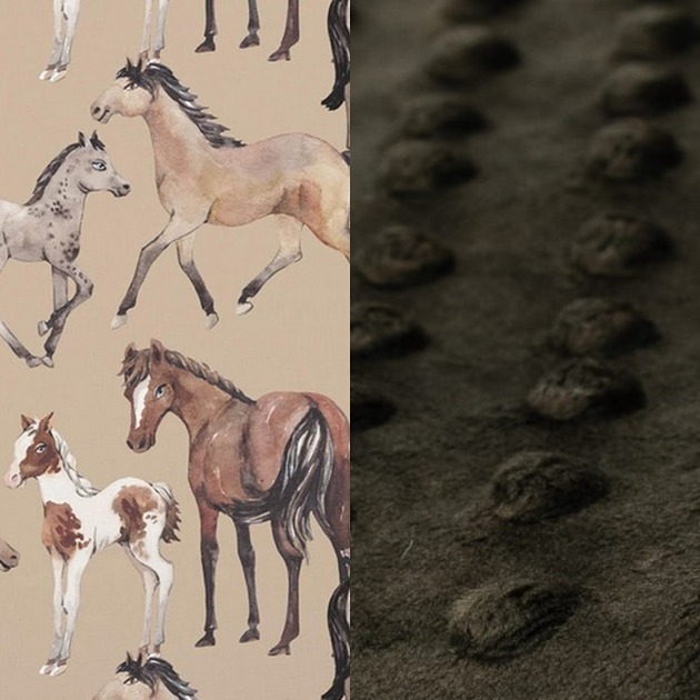 koce i narzuty WYJĄTKOWY koc _ narzuta _ KONIE_ 120x200 cm