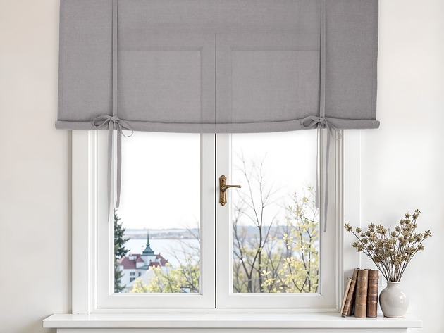 zasłony Roleta podwijana true gray medium