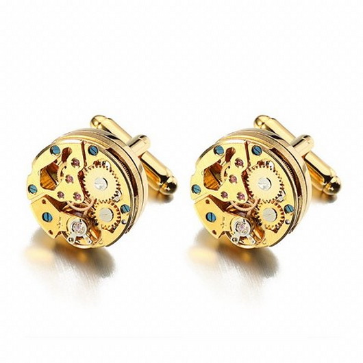 spinki do mankietów SPINKI Exclusive GOLDEN (golden) - mechanizm