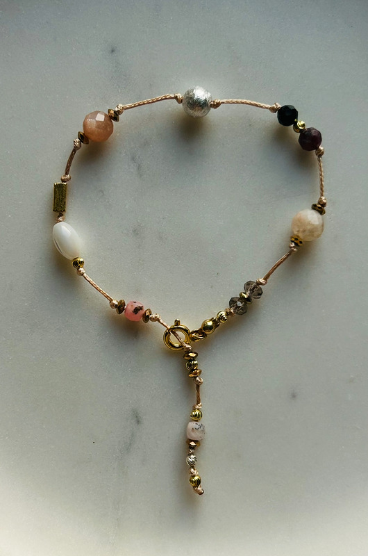 bransoletki z kamieni naturalnych Amuletka Życie - regulowana bransoletka