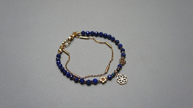 bransoletki z kamieni naturalnych Lapis lazuli vol. 12 bransoletka - Szlachetna kolekcja