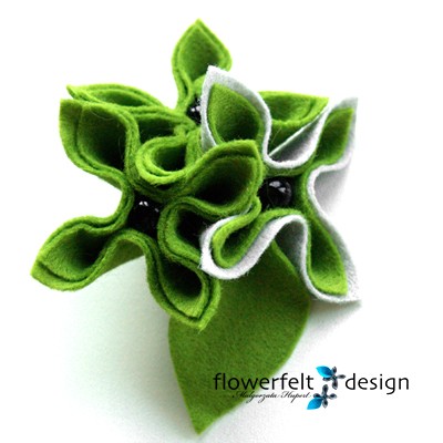 Wiosenna- Biżuteria Autorska  FlowerFelt Design