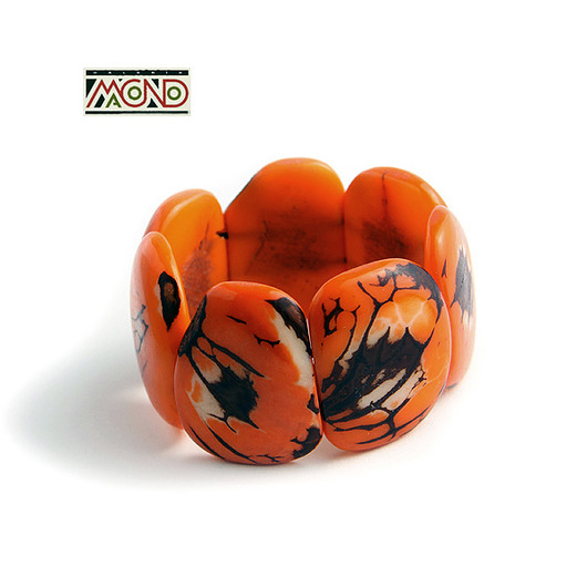 Kolumbijska bransoletka z palmy Tagua (007) Galeria Macondo