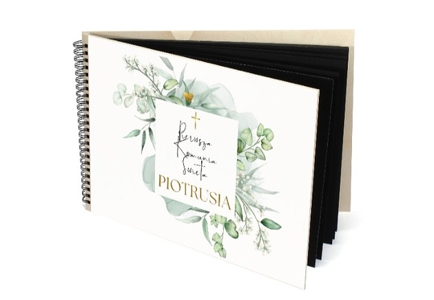 komunia - pozostałe PERSONALIZOWANY ALBUM  I Komunia Święta pamiątka komunijna