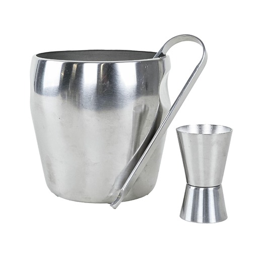 miski i misy Wiaderko na lód, włoski design, lata 70, produkcja: Alessi