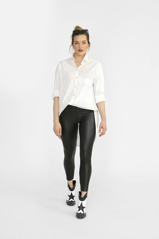 legginsy Getry legginsy Delia z imitacji skóry