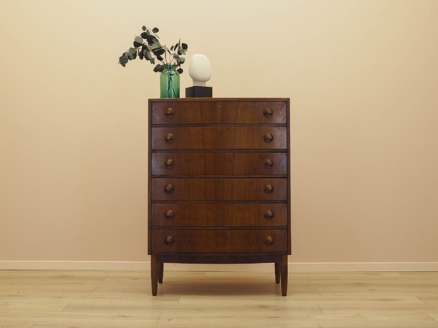 komody Komoda orzechowa, duński design, lata 60, designer: Kai Kristiansen