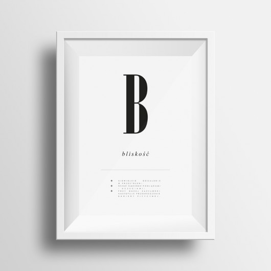 plakat DEFINICJA BLISKOŚCI beleco