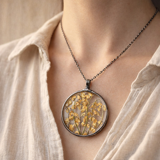 wisiory Naszyjnik z konwaliami