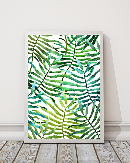 plakat. egzotyczny (format A3) Love Life and Forest