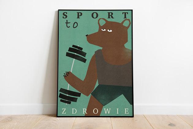 plakaty Plakat Sport to zdrowie